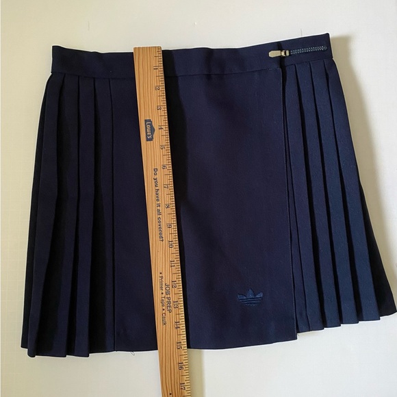 Adidas Vintage Tennis Pleated Wrap Mini Skirt Navy Blue Women’s size 14. - Picture 5 of 10